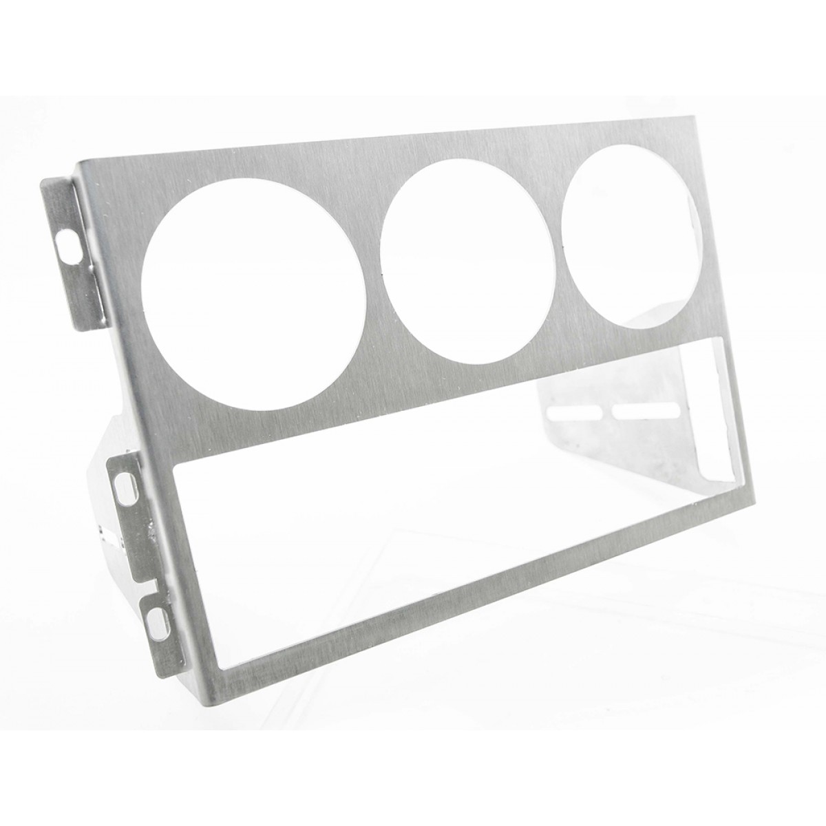 Stainless Radio Cage, Radio below, 3 Gauges above